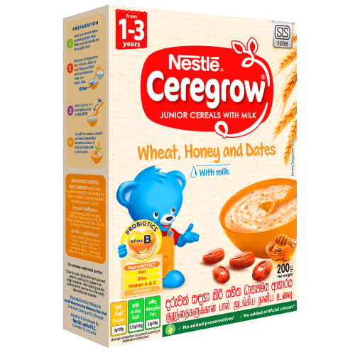 




Nestlé CEREGROW Wheat, Honey &amp;amp; Dates with milk


