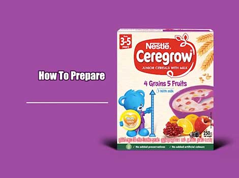 How to Prepare Nestle Ceregrow 3-5 Years